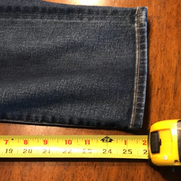 EXPRESS Straight Ankle High Rise Jeans - Picture 11 of 13